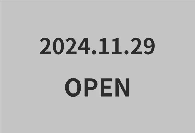 굵은 검은색 글꼴로 2024.11.29 OPEN이라는 텍스트가 적힌 단순한 회색 이미지입니다.